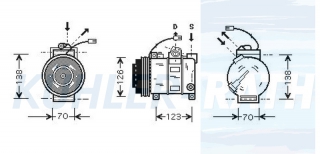 Kompressor passend fr Audi