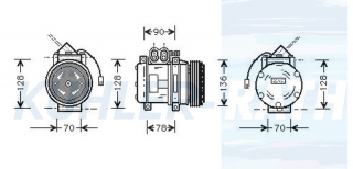 Kompressor passend fr Ford/Honda/Toyota