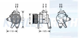 Kompressor passend fr Chrysler