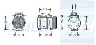 Kompressor passend fr Mercedes