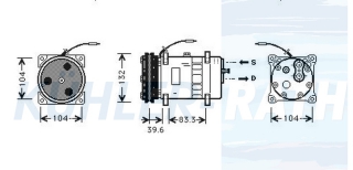 Kompressor passend fr Jaguar