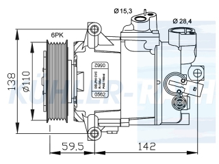 Kompressor passend fr Audi/VW