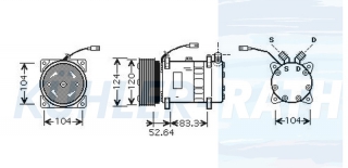 Kompressor passend fr Alfa Romeo