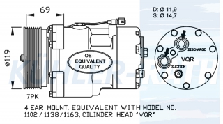 Kompressor passend fr Ford/VW