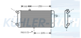 Zusatzkhler passend fr Audi