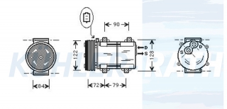 Kompressor passend fr Ford