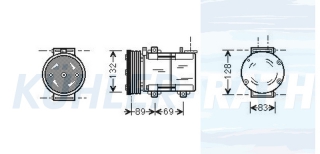 Kompressor passend fr Ford