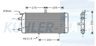 Zusatzkhler passend fr Audi