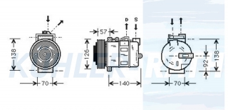 Kompressor passend fr Rover