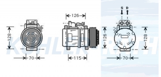 Kompressor passend fr Mercedes-Benz