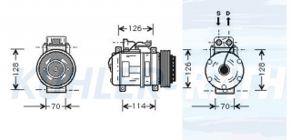 Kompressor passend fr Mercedes-Benz