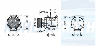 Kompressor passend fr Mazda