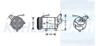 Kompressor passend fr Mini