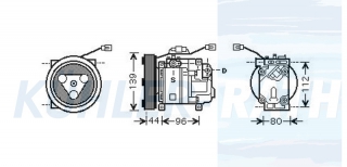 Kompressor passend fr Mazda