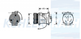 Kompressor passend fr Mazda