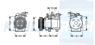 Kompressor passend fr Hyundai