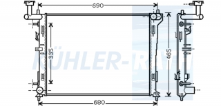 Wasserkhler passend fr Hyundai/Kia