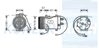 Kompressor passend fr Audi