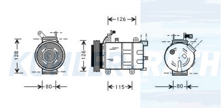 Kompressor passend fr Opel