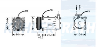 Kompressor passend fr Peugeot/Citron