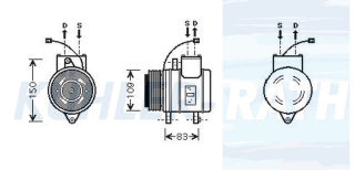 Kompressor passend fr Chevrolet/Daewoo