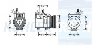 Kompressor passend fr Hyundai