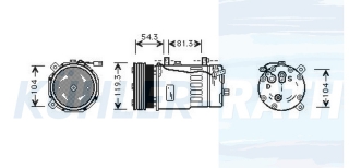 Kompressor passend fr VW