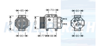 Kompressor passend fr Ford