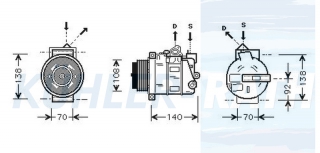 Kompressor passend fr Mercedes