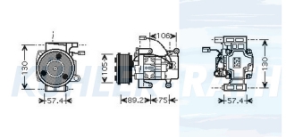 Kompressor passend fr Mazda