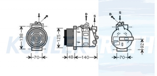 Kompressor passend fr Mercedes