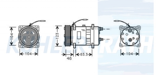 Kompressor passend fr Sanden