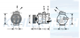 Kompressor passend fr Audi/VW