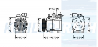 Kompressor passend fr Hyundai