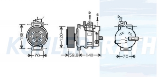 Kompressor passend fr Audi