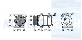 Kompressor passend fr Ford/Land Rover