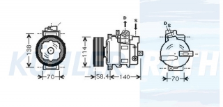 Kompressor passend fr Audi