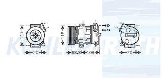 Kompressor passend fr Opel