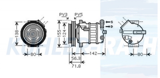 Kompressor passend fr Alfa