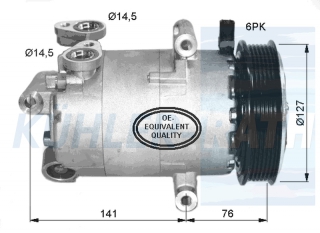 Kompressor passend fr Citroen/Fiat/Ford/Peugeot