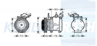 Kompressor passend fr Toyota