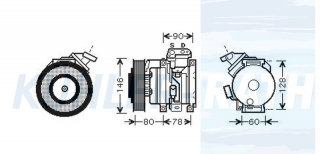 Kompressor passend fr Toyota