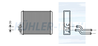 Heizkhler passend fr Volvo