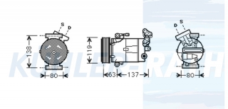 Kompressor passend fr Renault