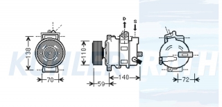 Kompressor passend fr Audi