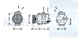 Kompressor passend fr Audi/Seat/Skoda/VW