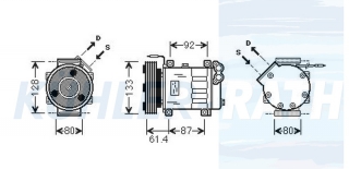 Kompressor passend fr Renault