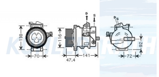 Kompressor passend fr Land Rover