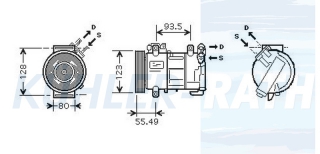 Kompressor passend fr Peugeot