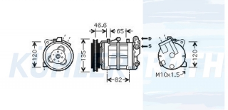 Kompressor passend fr Nissan